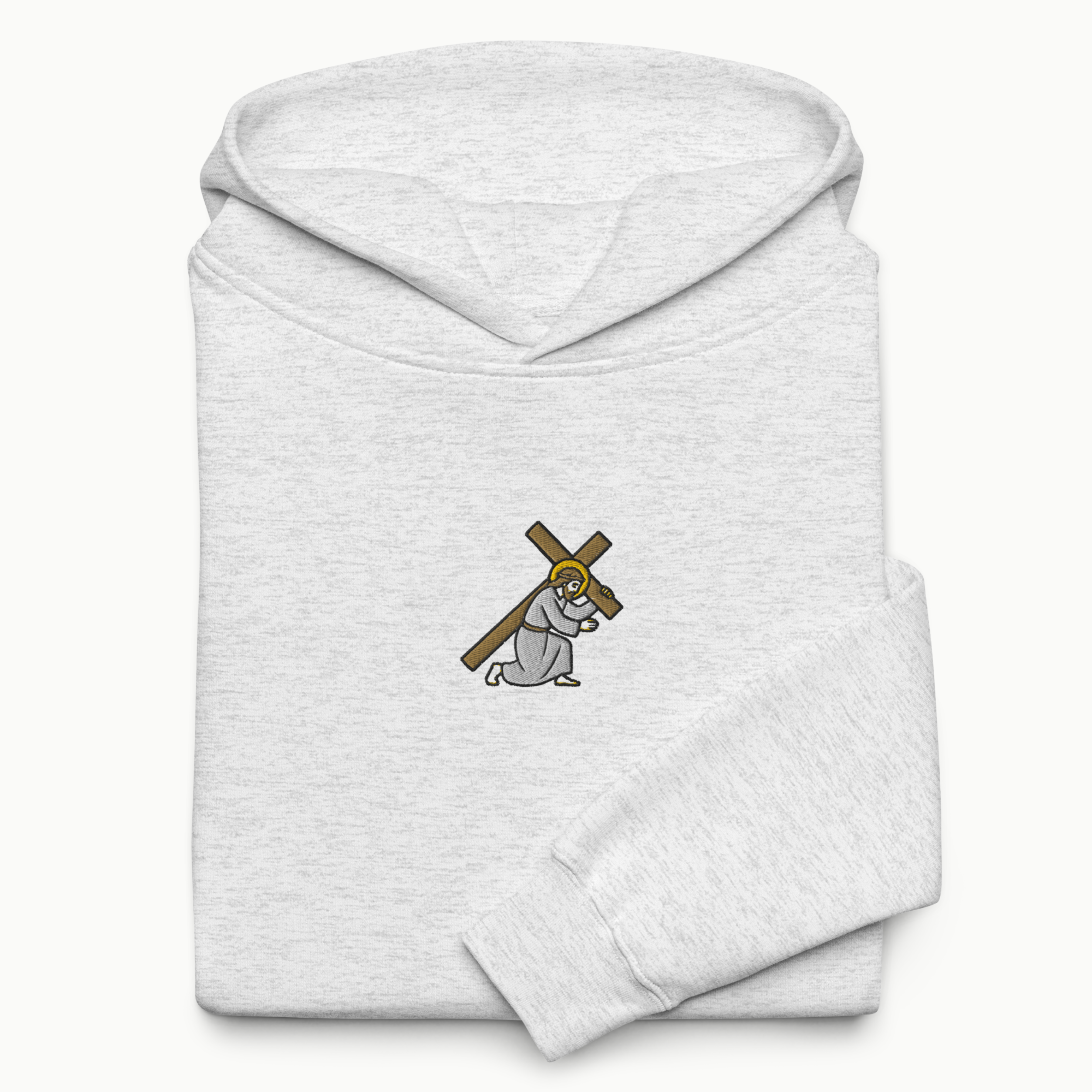 Jesus carrying cross embroidery