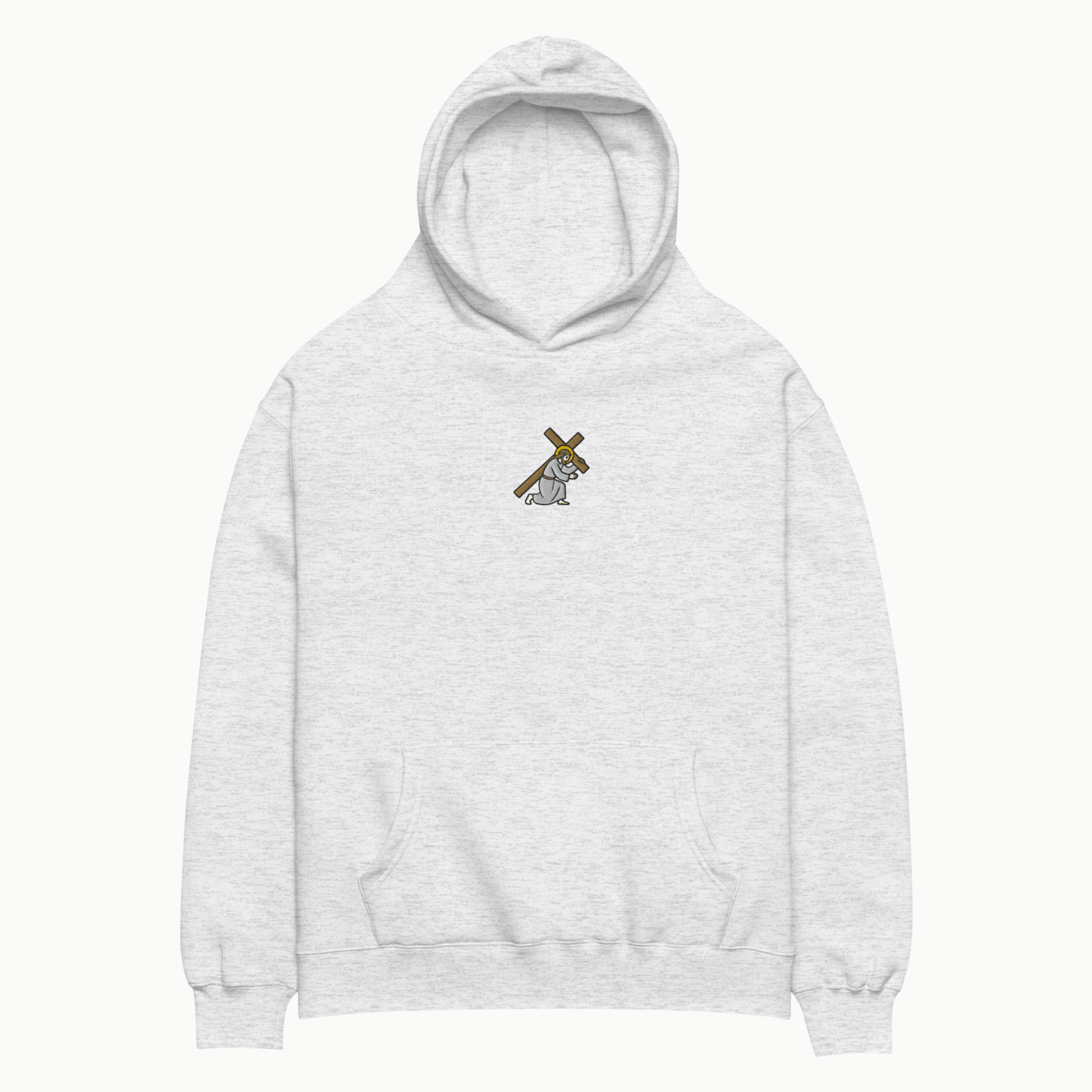 Jesus carrying cross embroidery